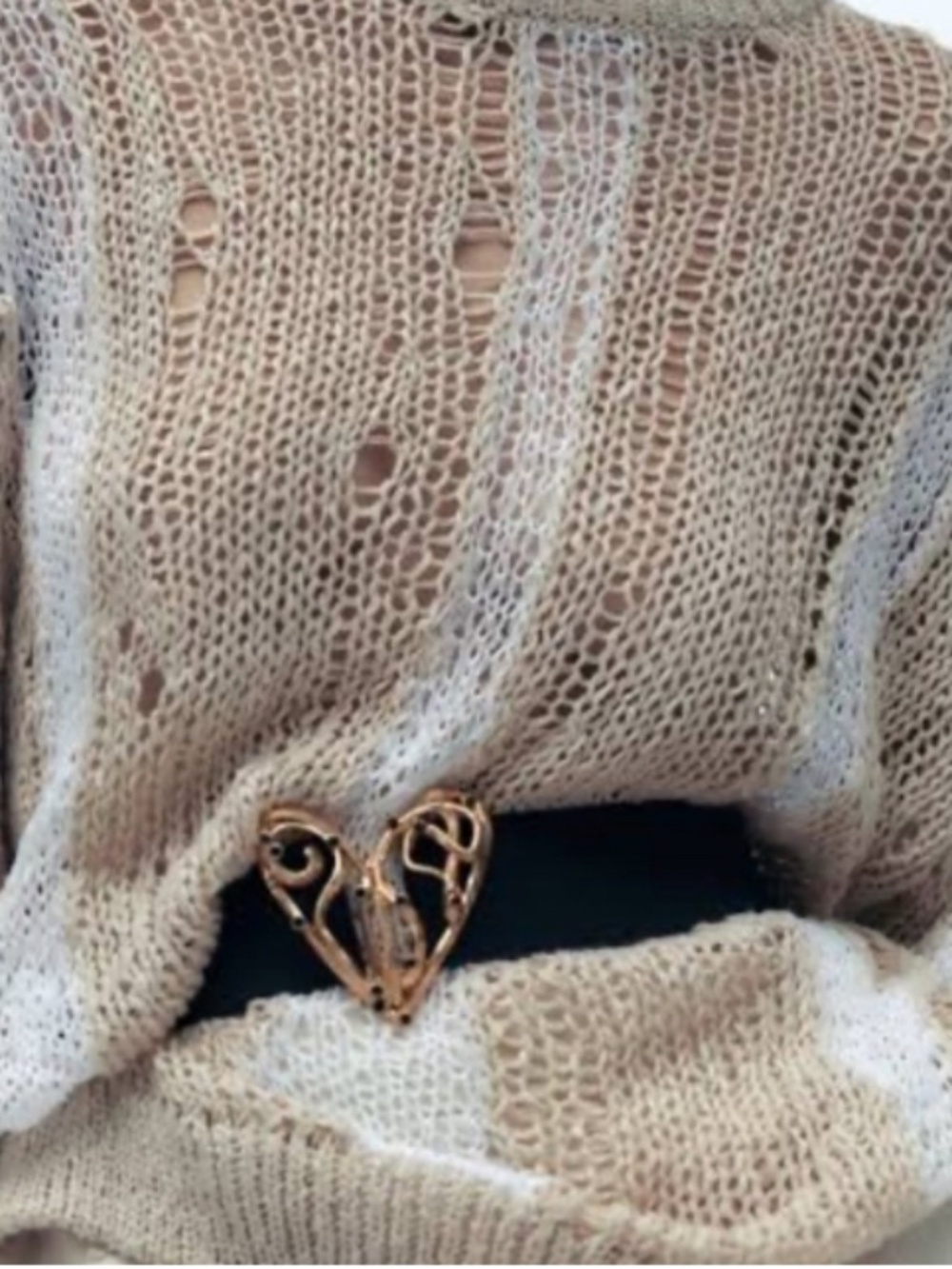 NWT Zara Heart Stretch Belt